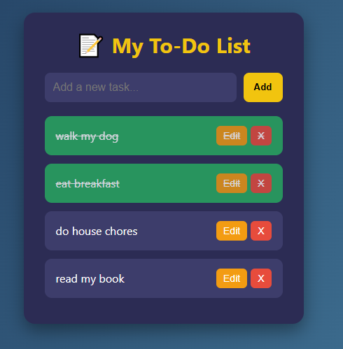 to do list